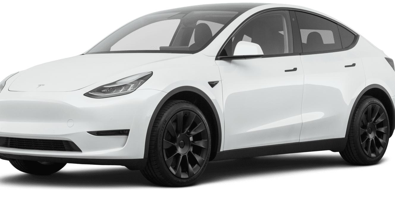 TESLA MODEL Y 2021 5YJYGAEE4MF195407 image